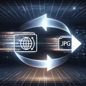 "محول HEIC إلى JPG عبر الإنترنت - صورة توضح خطوات تحويل الصور من HEIC إلى JPG بسهولة وسرعة، باستخدام أدوات مجانية مع واجهة مستخدم بسيطة."