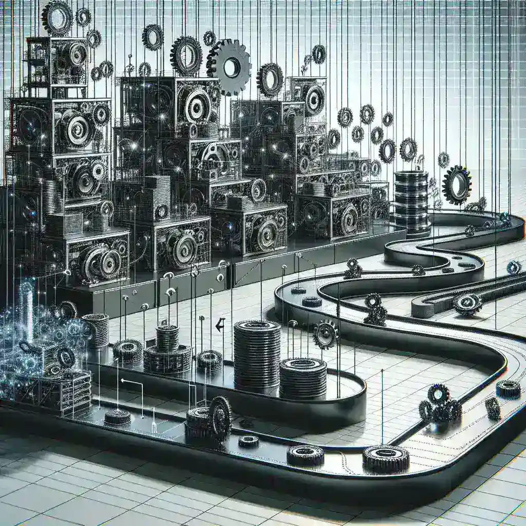 "شخص يعمل على تحسين خطوط CI/CD في بيئة مؤسسية باستخدام أدوات متقدمة، مع التركيز على تطوير البرمجيات المستمر والنشر الآلي، في إطار مقالة شاملة عن منصات CI/CD."