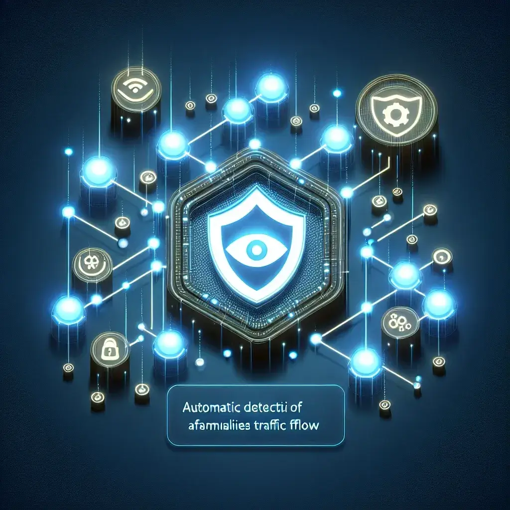 "صورة توضيحية لأدوات كشف الشذوذ في حركة مرور API، تشمل نمط بيانات وأشكال بيانية تعكس تقنية مراقبة الأمان، وذلك في سياق دليل شامل للحماية والمراقبة."