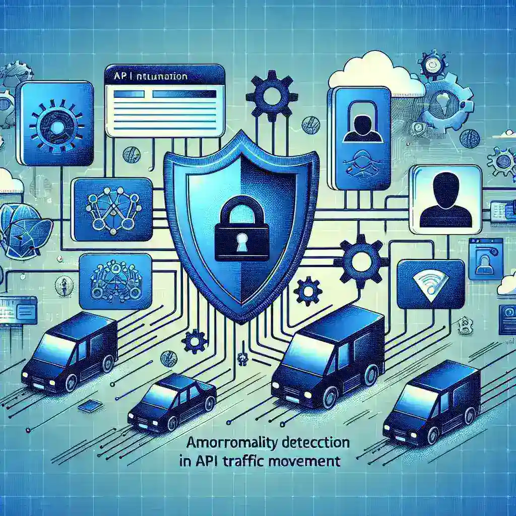 "أداة اكتشاف الشذوذ في حركة مرور API مع واجهة مستخدم تعرض الأنشطة الغير طبيعية، في دليل شامل للحماية التلقائية من الهجمات الإلكترونية."